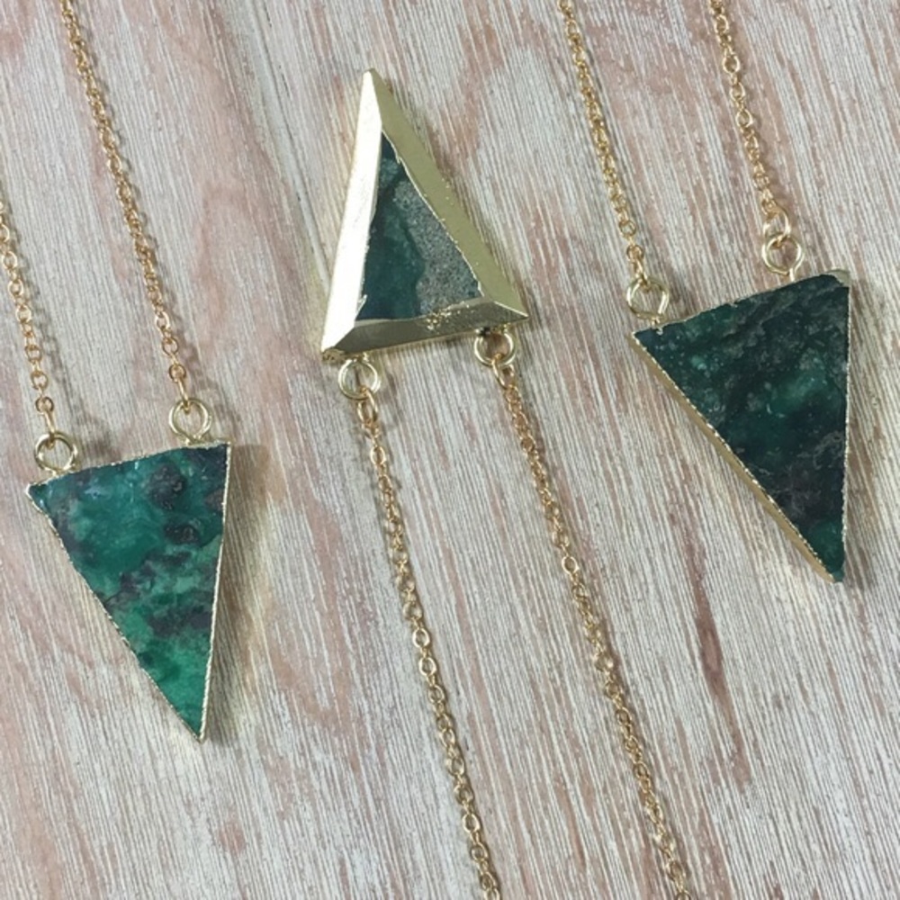 💫🆕 E&L ✨🌙 Chrysoprase Australian Jade Necklace - Picture 4 of 8